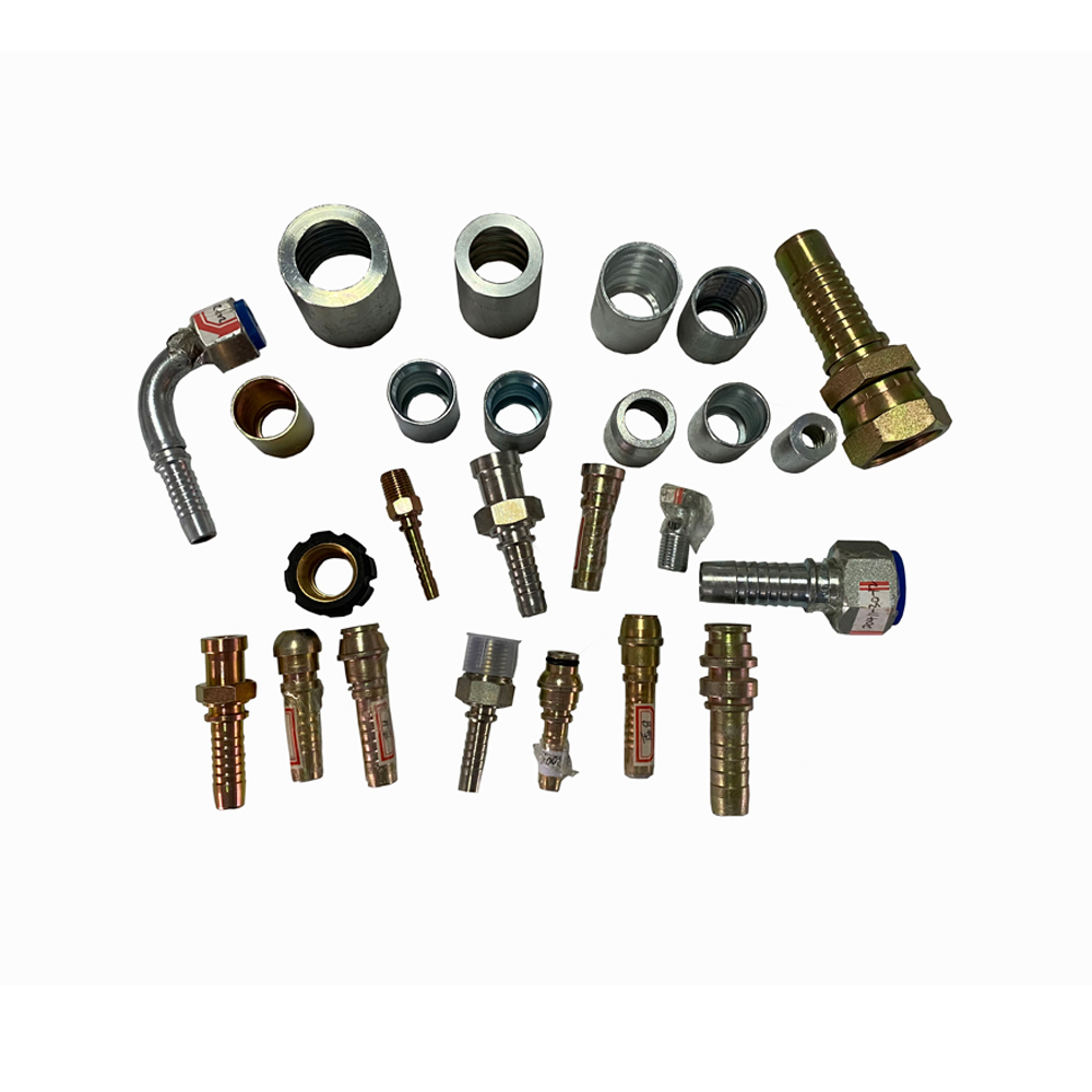 hydraulic pipe crimp connectors fittings