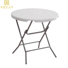 Wholesale Rovan Folding Plastic HDPE Round Table for Weddings