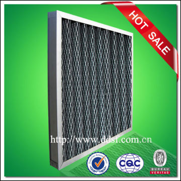 Odour removal filter activated carbon panel filter