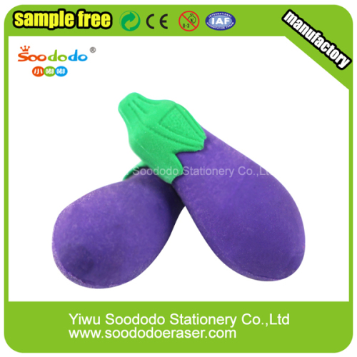 Colorful Vegetable Shaped Rubber Eraser