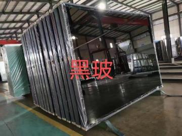 4mm-12mm tinted black float glass for building