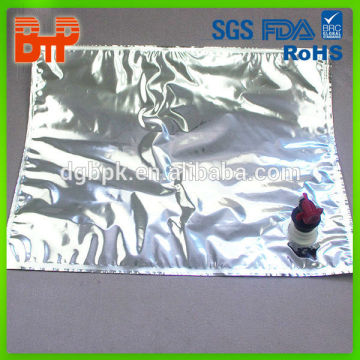 wine packaging bag in box