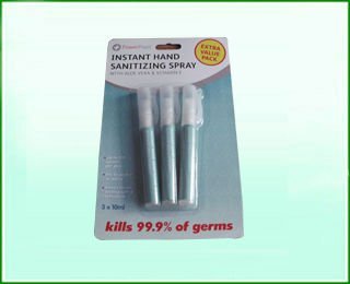 10ml Hand Sanitizer Sprays Waterless