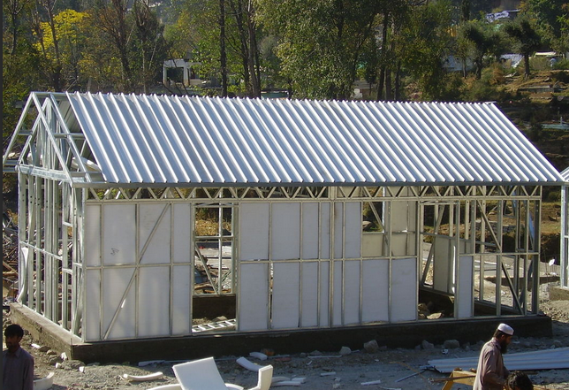 prefabricated steel frame house, steel structure school building, steel house frame