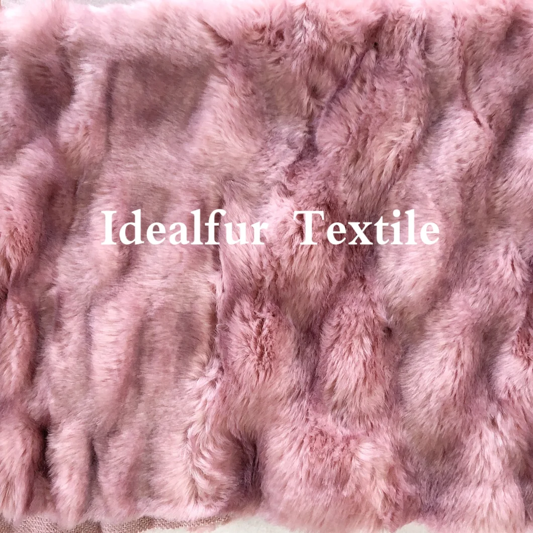 Pressure Printing Imitation Rabbit Fur