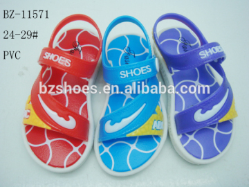 BZ-11571 2016 Fashion kids PVC sandal