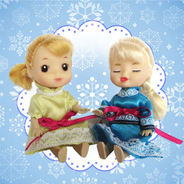 4 inch mini frozen doll baby toy doll