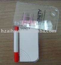 notepad with pen