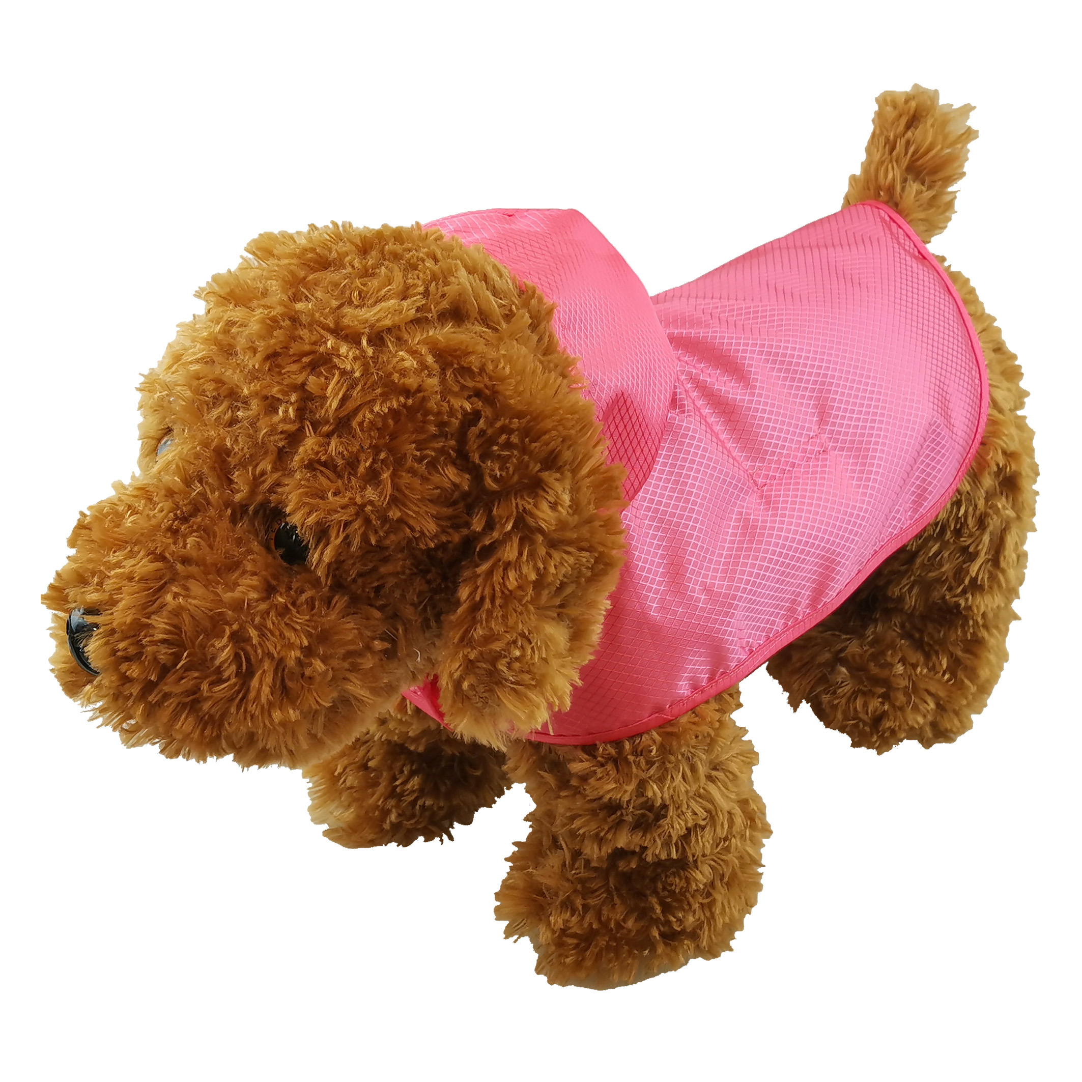 2021 new product release QDP2020RX-2 100% RPET material Waterproof Pink with hat pet  jacket  for Pet Apparel Clothes