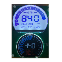 Custom 7 Segment LCD Display for Measuring Equipment/Speedometer - Chinese LCD Supplier