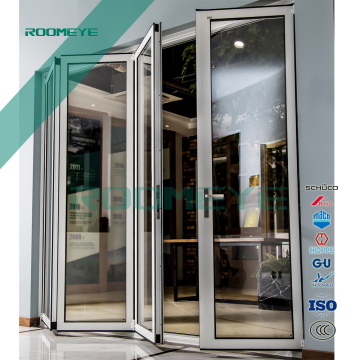 Aluminium bi-folding door