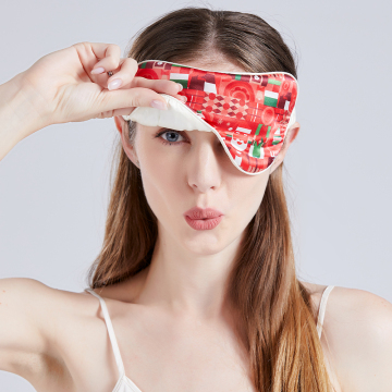 Anti-Aging ice silk mask luxury Satin Sleeping mask