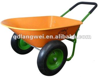double wheel wheelbarrow/wheel barrow