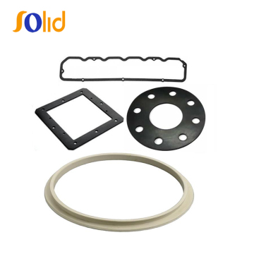 Reinforced flange rubber gasket for di pipes