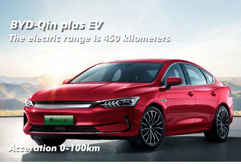 EV Car China Top Quality Electric Vehicle Sedan Sport New Energy Vehicles Adult New Car Made in China Byd Qin Plus Cheap Used Car Electrical Vehicle