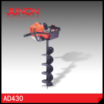 43cc Gasoline used earth augers machine with sharpen Driller