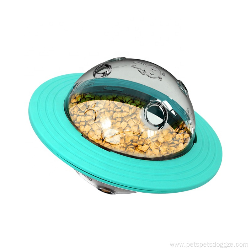 UFO Shape Dog Leaking Food Ball Dog Dispensing