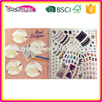 Super style hot sale custom nail art glitter nail art accessories