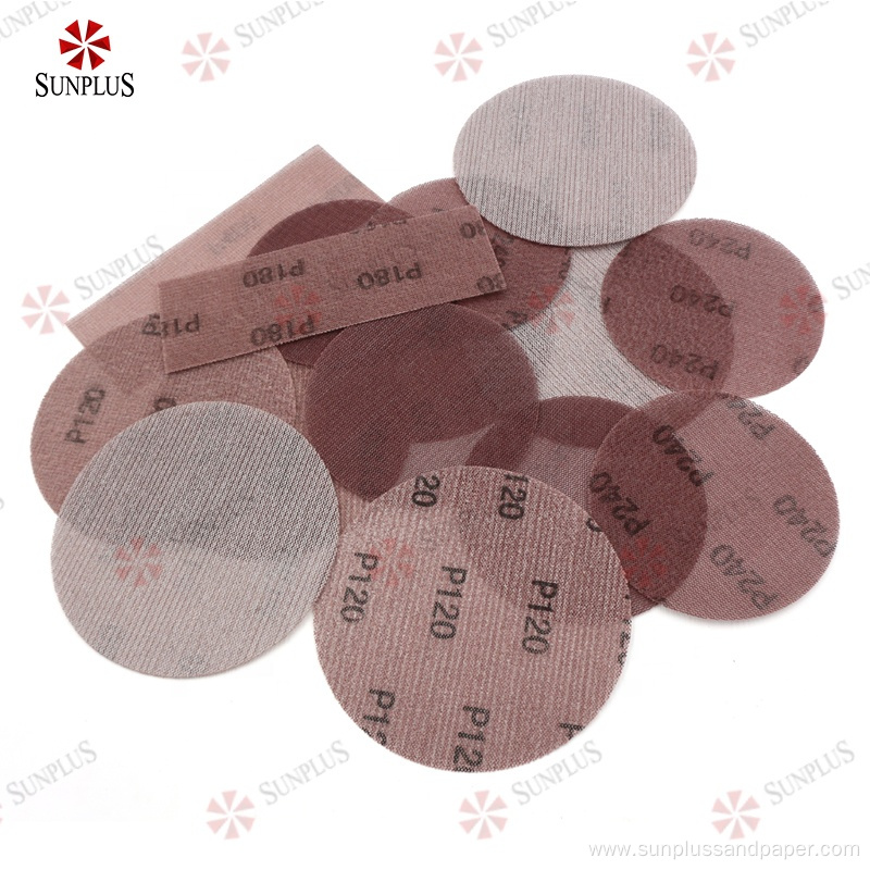 Sanding Net Mesh SUNPLUS 5 Inch Sandpaper Abrasive