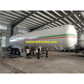 25-30 Ton Tri-axle LPG Road نصف مقطورة