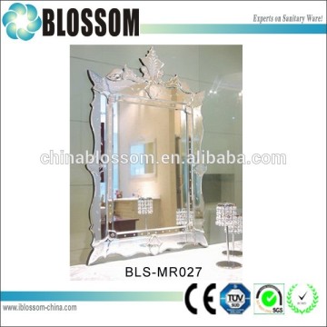 Traditional Venetian-style hinged bathroom mirror