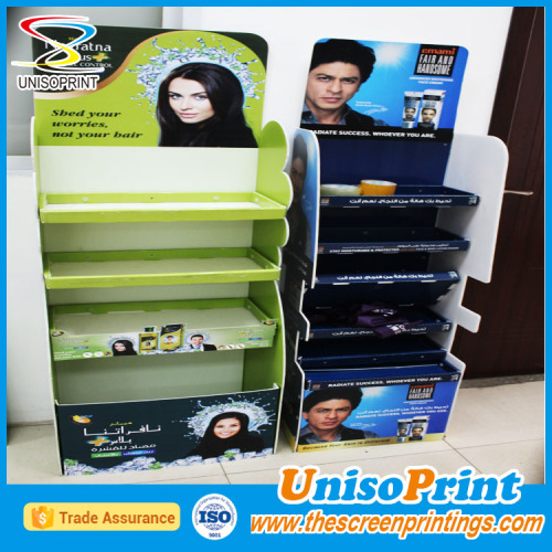 Professional Floor Stand Display cardboard book display stands Coroplast Plastic Display Stand