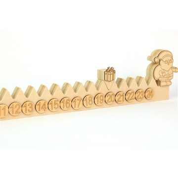 Custom 2024 Wooden Reusable Christmas Advent Calendar