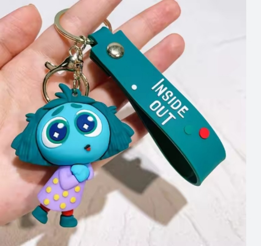 móc khóa cao su mềm soft rubber keychain