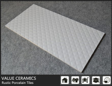 decorative wall tile, matte white wall tile