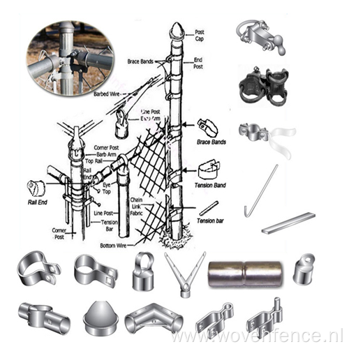 Chinese 20"factory High-quality Chain Link Fence