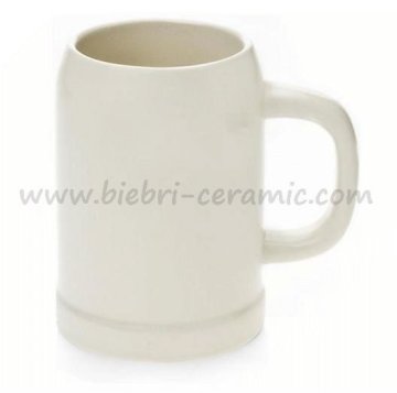 16 oz white ceramic beer mugs