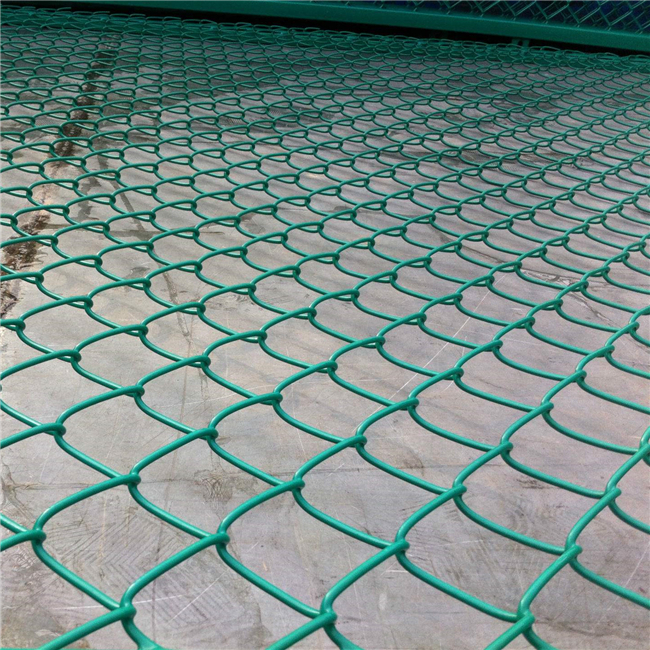Yq γαλβανισμένο PVC επικαλυμμένο με διαμάντια πλέγμα συρματοπλέγματος σύνδεσμος φράχτη