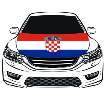 The World Cup Republic of Croatia Flag Car Hood flag 100*150cm Republic of Croatia Hood Flag