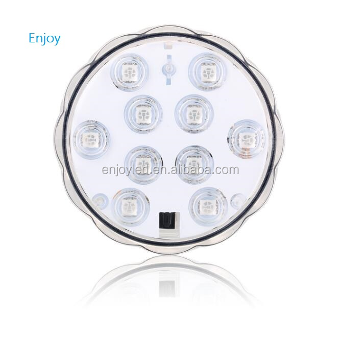 1W Led lamp for aquarium fish tank diving waterproof light low light RGB remote control light