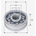 ขายสูงสุด 18W ไฟน้ำพุ LED กลางแจ้ง