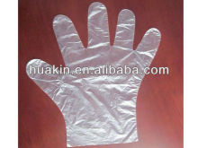 disposable cleaning transparent plastic vinyl glove