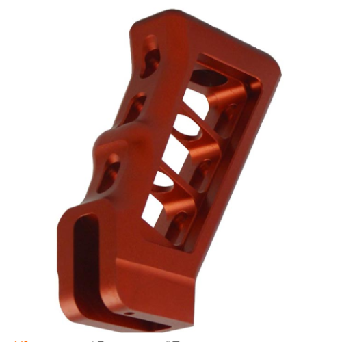 Aluminium parts gun holder cnc machining parts