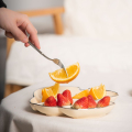 schattig konijn keramische scheidingsplaat porselein snackgerecht steengoed kinderen dessertplaat