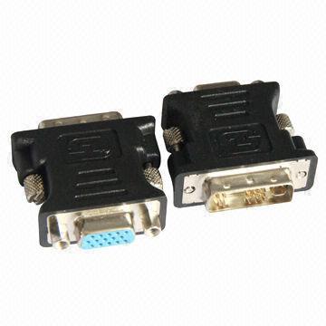 DVI Adapters, DVI Male, 12+5 to VGA Female (15p)