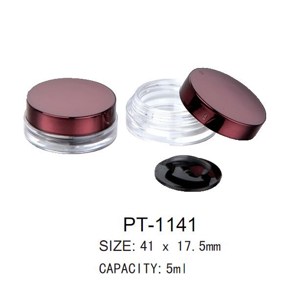 Plastic Round Cosmetic Pot PT-1141