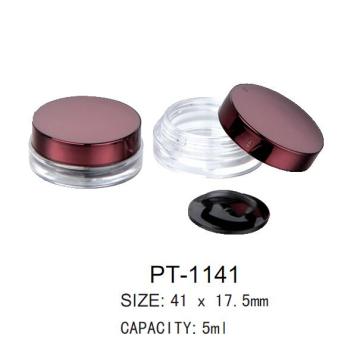 Plastic ronde cosmetische pot PT-1141
