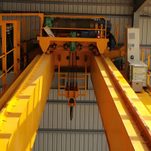 Double Girder Overhead Crane Bridge Crane 50 Ton For Sale at Steel Plant