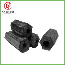 Longer burning hexagonal barbecue cooking coal