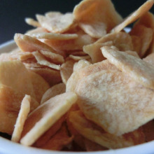 Deep Fried Crispy garlic flakes FD Garlic Slices