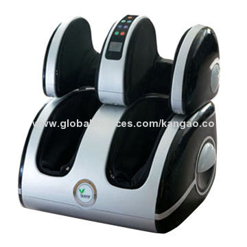 Full air pressure foot and leg massager with super PU material