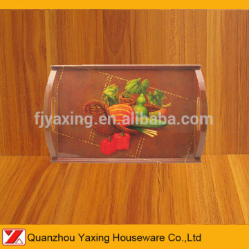 14"X9" YaXing melamine Handled Tray