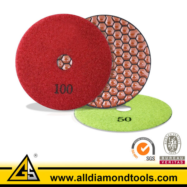 Dry Flexible Granite Marble Polishing Pads for Angle Grinder