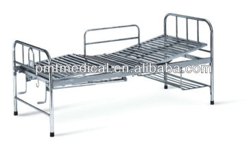 Hospital Two-funtion foldable steel bed