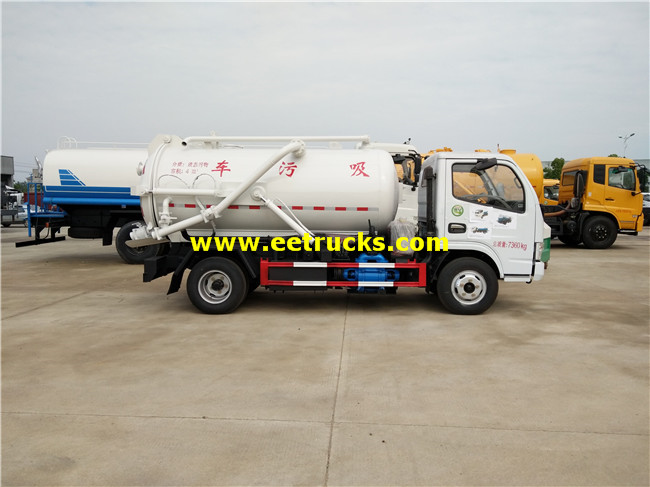 4000 Litres Ordure Vacuum Trucks