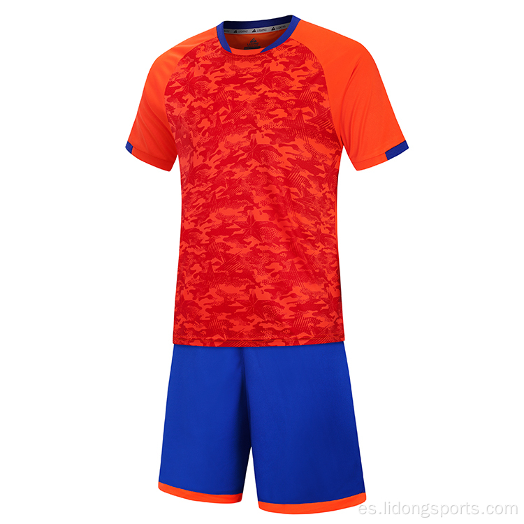 Set de camisas de entrenamiento de fútbol barato de alta calidad